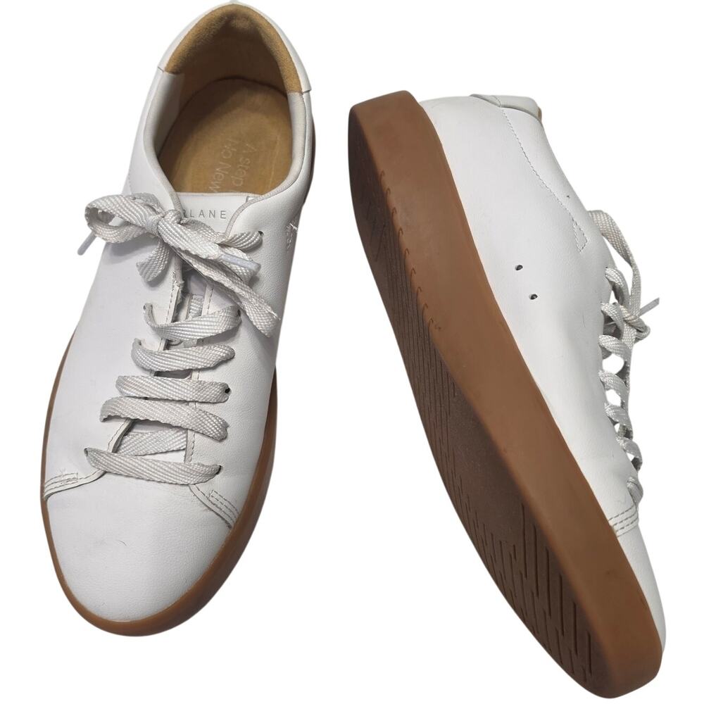 Everlane White Leather Gum Sole Sneakers Women’s Size 7.5